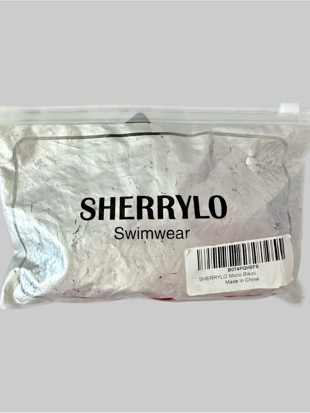 SHERRYLO Swimwear Red & White Extreme Micro Bikini | G String | One Size | NWT